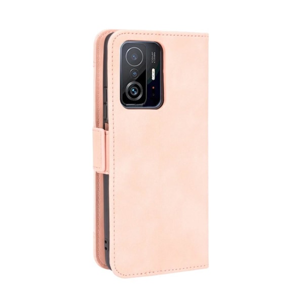 SKALO Xiaomi 11T/11T Pro 6-FACK Plånboksfodral - Rosa Rosa