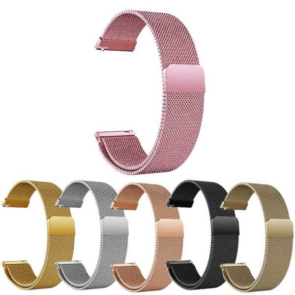 SKALO Milanese Loop til Samsung Watch 5 40mm - Vælg farve Pink