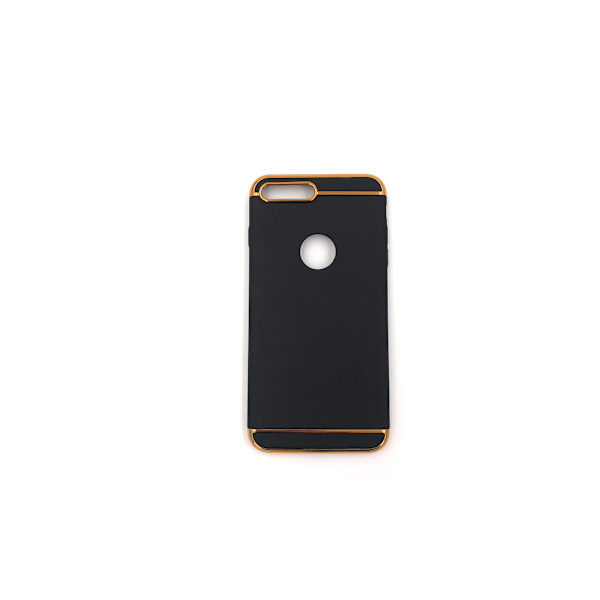 Design skal 3 i 1 guldkant till iPhone 8 PLUS Silver