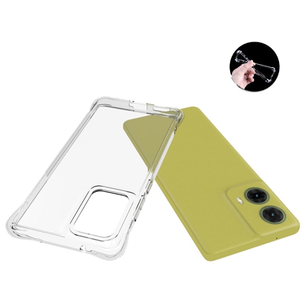 SKALO Motorola Moto G85 5G Erittäin vahva TPU-kuori Transparent