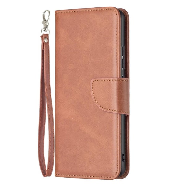 SKALO Xiaomi 12 5G Lompakkokotelo PU-nahkaa - Ruskea Brown