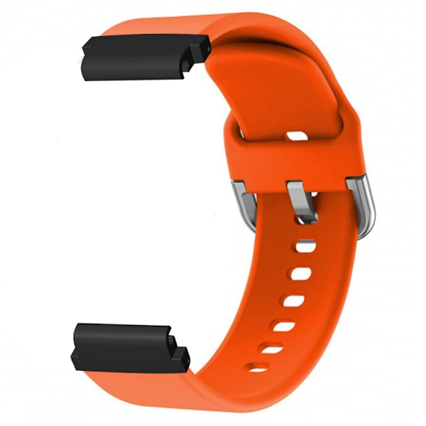 SKALO Garmin Fenix 8 43mm Silikoniranneke Muotoiltu - Valitse väri Orange