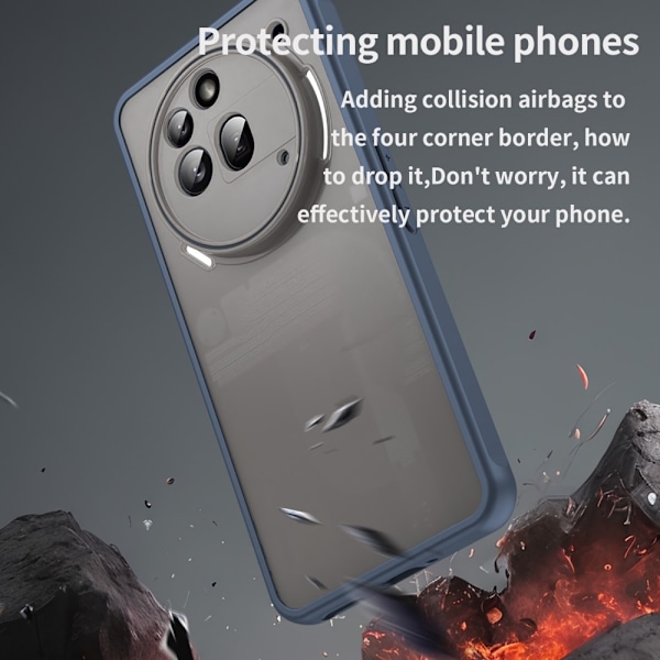 SKALO Nothing Phone (3a) Pro 5G Color Bumper Frosted Skal - Blå Blå