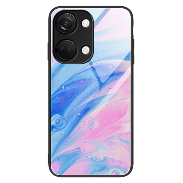 SKALO OnePlus Nord 3 5G / Ace 2V Marmor Härdat Glas TPU-skal - Motiv 1 multifärg
