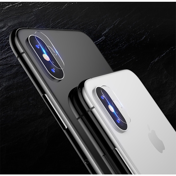 Köp iPhone X/XS Härdat Glas till Kameralinsen (Kamera