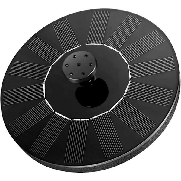 Sol energipump - YUENFONG - 1,4 W - Flöde 180 L/h - Panel 16 cm - 4 sprutlägen