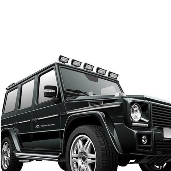 YUENFONG 4-pack 72W LED-arbetsljus, IP67 vattentät, 5400LM, för SUV, lastbil, UTV