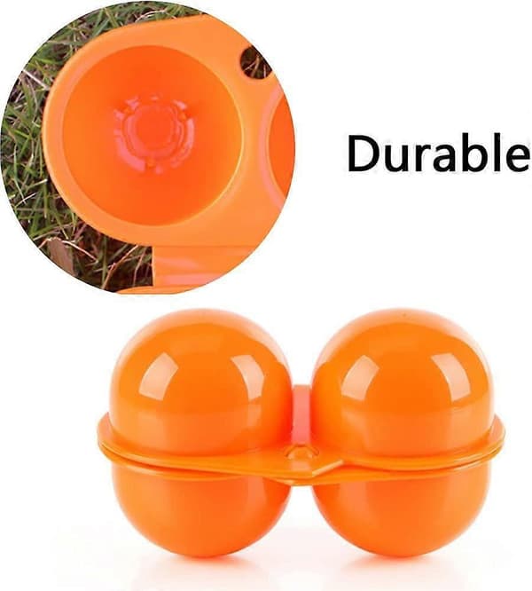 2-pack Portabel Äggförvaringslåda Skyddande Äggbricka Vikbar Hållare
