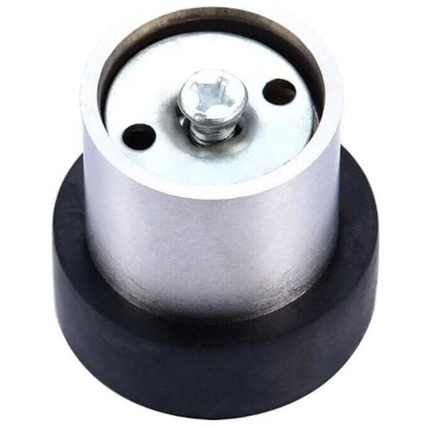 10 X 4,5 cm Gulvdørstopper i rustfrit stål, dørstopper...DEBUNS