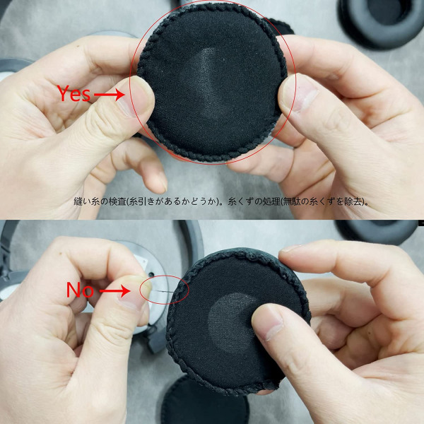 Øreputer Kompatible med 75 mm (7,5 cm) 2,95 tommers diameter puteputer Profesjonelle hodetelefoner Utskifting av øreputer