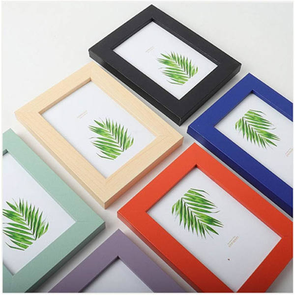 Ram för 3,5x5 tum foto Vit ram MDF bildram 2-pack för bordsskiva och vägg White 3.5x5 inch/ 8.9x12.7 cm