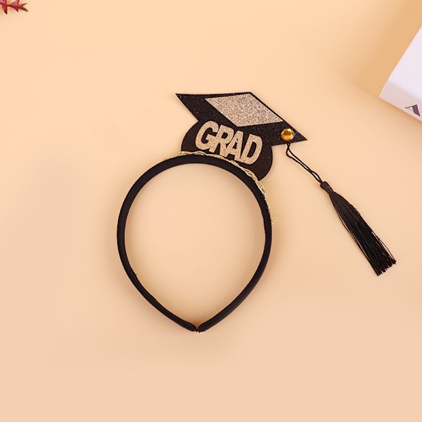 Mini Graduationshat Hårbøjle Bachelorhat Hårbøjle, 2025 Dimissionsfestartikler Dekorationer