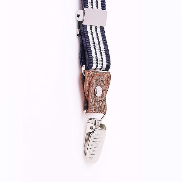 Barn Baby Toddler Pojkar Flickor Suspender Elastisk Y-Form 3 Klämmor Byxor