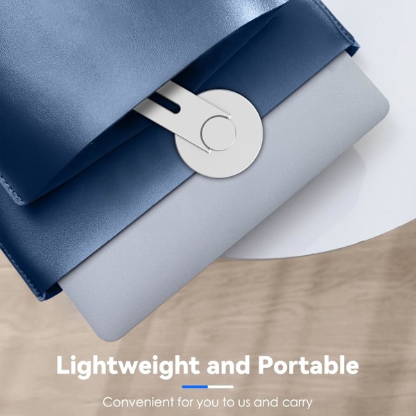 Magnetisk Laptoptelefonhållare, Justerbar Kontinuitetskamerafäste Kompatibel med MagSafe & för iOS 16 / macOS Ventura, Slank Bärbar Dator Exp ContinuityCamSilver