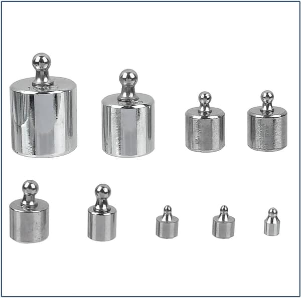 Calibration Weights Set 17PCS 10mg-100g Scale Calibration Gram Scale Weights Calibration Scale Calibration Weight
