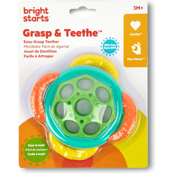 Oball Easy Grasp Shaker Rattle BPA-fri leksak för spädbarn Oball Grasp & Teether