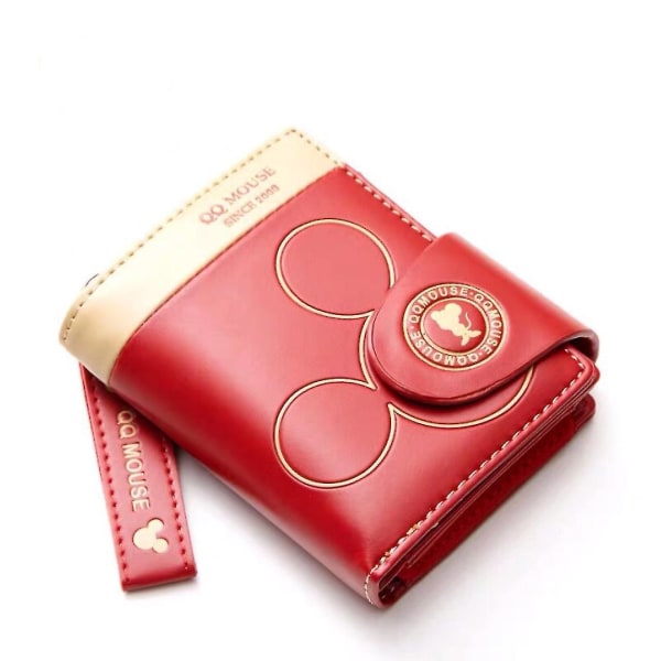 Women Wallet Coin Purse Short Zip  Korean Style Pu Soft Cute Cartoon Student   Ladies Card Holder