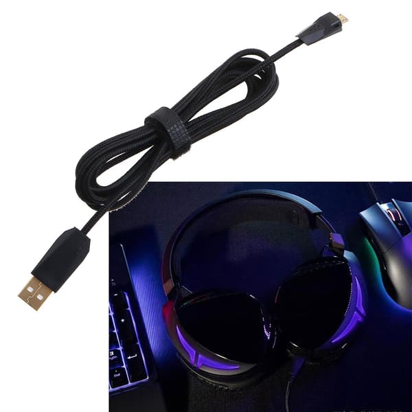 USB Bløde Hovedtelefoner Kabel til ROG STRIX til FUSION 300 500 700 Hovedtelefoner Ledning