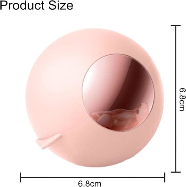 Genanvendelig fnug- og dyrehårfjernerulle med klæbrig gel, til tøj, sofaer, tæpper og senge (pink)