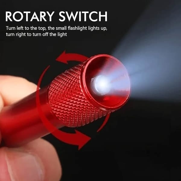 14 kpl Mini Taskulamppu Kannettava LED Mini Taskulamppu Avaimenperällä