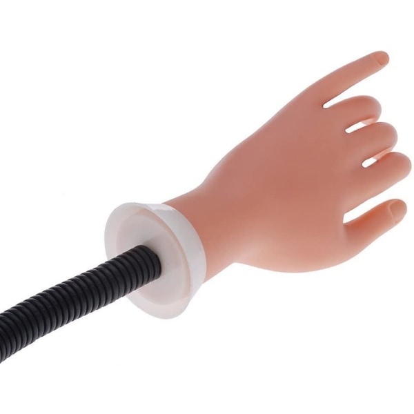 Silikon träningshand, nagelövningsmodell för nail art falska naglar