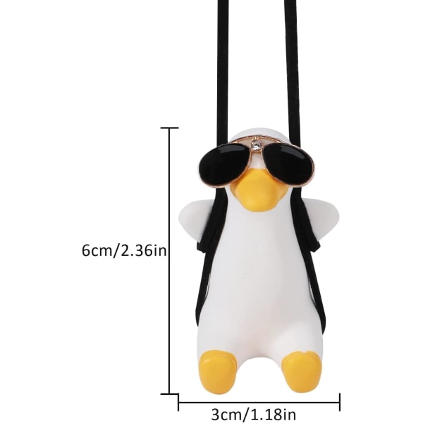Keinutuva Ankka Auton Ripustuskoriste Söpö Anime Tarvikkeet Ripustus Auton Sisustukseen Auton Taustapeilin Ripustin Autokoriste Tarvikkeet Bm Duck
