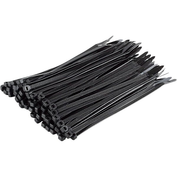 Nippuside, 100 kpl, musta, 200 x 4,8 mm