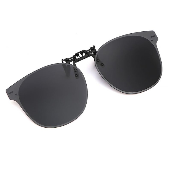 Polariserte solbriller med klips, løftbare og ultralette, overbriller, solklemme, menn, kvinner, anti-uv