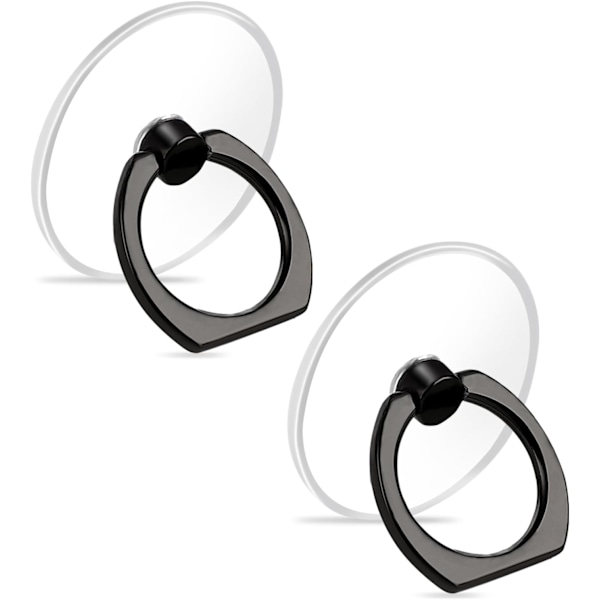 Telefonfodral Greppringar Hållare 2 ST Söt Finger Stativ Mobiltelefon Tillbehör Stativ Vikbart Roterbart Universal Enheter Stöd Enhandsgrepp Transparent 549003_2_NSXjeeYTz