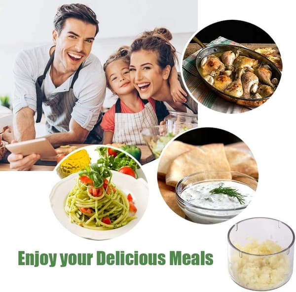 Garlic Press, Garlic Grinder Ginger Crusher, Crushing Press, Easy to Clean and Very Durable with Storage Jar