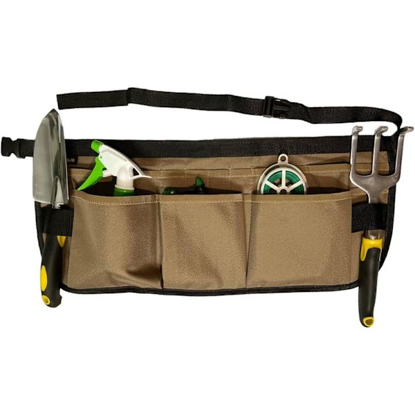 ng työkaluesili 14 taskulla naisille vedenpitävä ruukutusvaja puutarhaesili kasvihuone lahjat puutarhureille Khaki, Belt Style