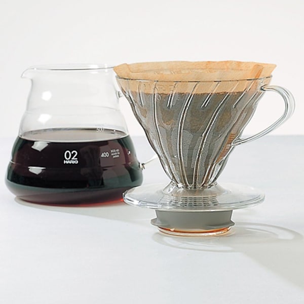 XGS-60TB-EX 600 ml glas V60 Range Server, hvid Transparent