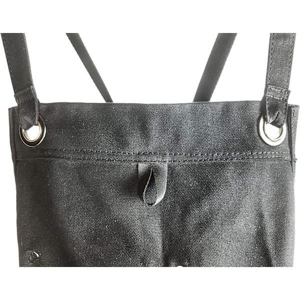 oods Heavy Duty Vaxad Canvas Förkläde Black  Deluxe Edition Adjusts: M to XXL