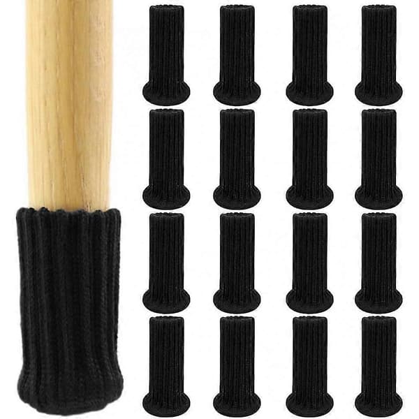Stolsockor 16-pack Stolsockor Möbel Filt Stolsocka Elastiska Stickade Stolsockor OPL