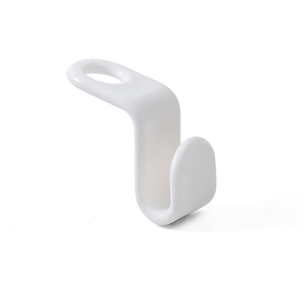 10-pack Klädhängare - Kopplingskrok - Organizer Vit 10-Pack 10-pack