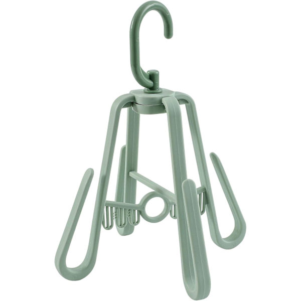 Shoe Drying Rack, Rotating Drying Rack, Three-Piece Set Light Green