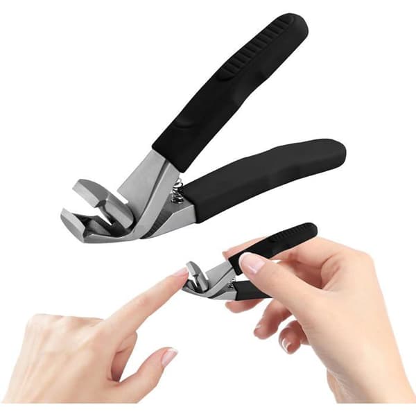 Negleklippere - Stor størrelse - Rustfrit stål - Anti-stænk design - Ergonomisk