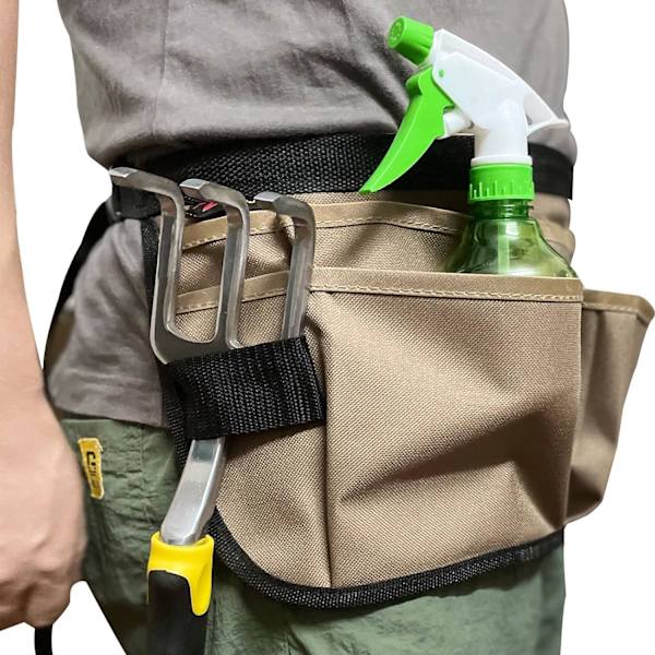 ng työkaluesili 14 taskulla naisille vedenpitävä ruukutusvaja puutarhaesili kasvihuone lahjat puutarhureille Khaki, Belt Style
