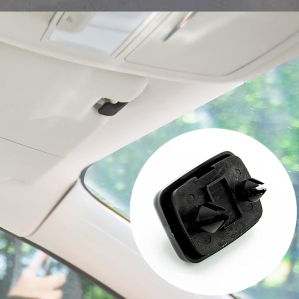 1 kpl automaattinen aurinkolipan pidike, aurinkolipan pidike, koukku ripustin korvaava Audi A1 A3 A4 A5 Q3 Q5(8E0 857 562) A7 B6 B7 B8 S4 S5 Viitenumerot Grey