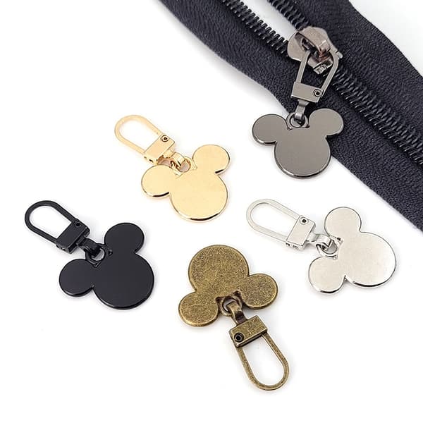 5-pack Metal Star Zipper Pulls, Quick Installation, Detachable Zipper Pullers for Bags, Jackets, Luggage
