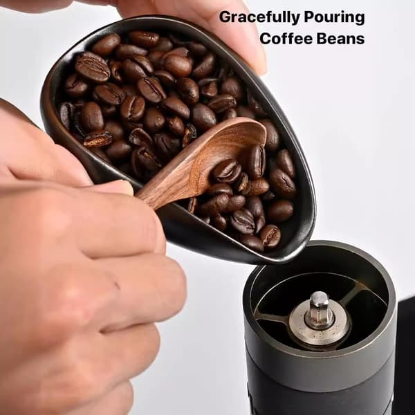Kahvipapujen Annostelukuppisetti - Mittausalusta & Suihkepullo espressolle Svart