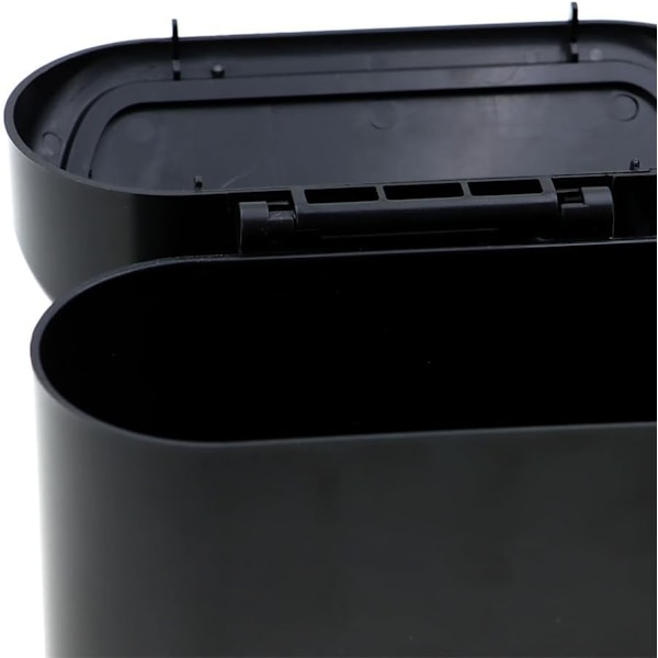 Auton roskakori - Roskakori kannella ja 4 rullalla roskapussin vuoria Mini auton lisävarusteet Roskakori Kannettava paina-design Auton roskakori, Pieni roskakori