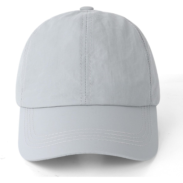 Dame Baseball Cap - Hestehale Solhatt Hurtigtørkende Løpehette Dame Golf Caps Criss Cross Justerbar Trucker Caps for Kvinner Jenter Gray One Size