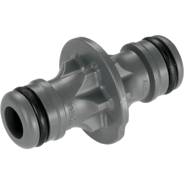 Kobling, forbindelsesstykke til sikker slangeforbindelse, forbindelse af to slanger til forlængelse, til overgangen fra 13 mm (1/2) til 13 mm (1/2) slange Kupplung 1/2 Zoll beidseitig Packung mit 1