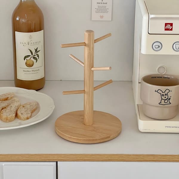 Koppholder i bambus, 6 koppholdere