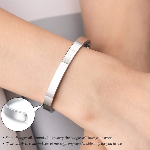 Vänskapsarmband för kvinnor - Inspirerande vänskapspresenter till bästa vän, motiverande manschettarmband för systrar, mamma, lärare, presenter 1Do the next right thing
