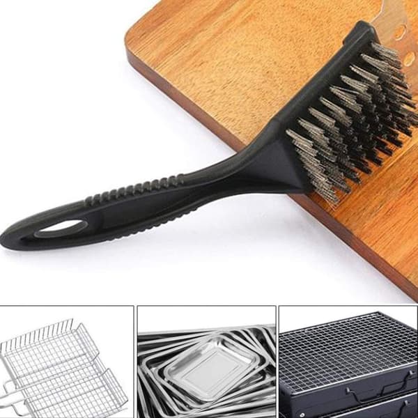 BBQ Grill Brush Grill Kitchen Non-Scratch Cleaning Brush Scraper Remover Cleaner