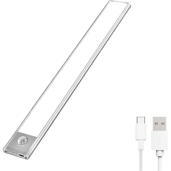 Led-kaappivalot, liikeanturi, langaton USB-lataus magneetti (6000k, 40cm)