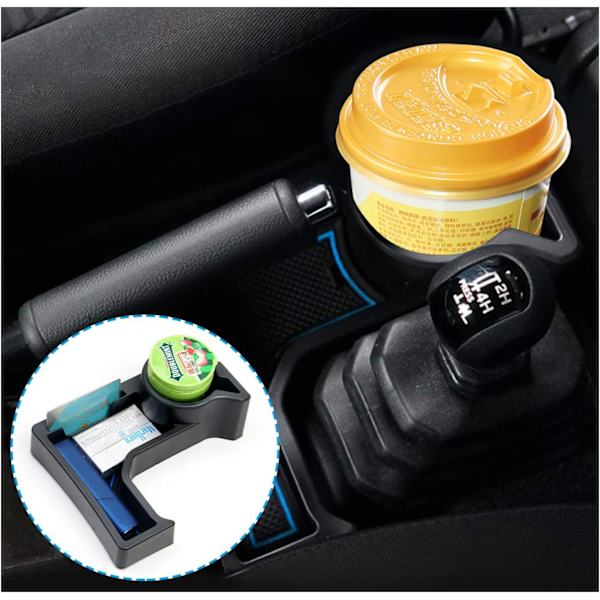 Bilarmstödsorganisatör för Jimny (automatisk växellåda), Jimny mittkonsol armstödsbricka låda, automatisk bil Jimny AT tillbehör förvaringslåda mittarmlän Blue Automatic Transmission