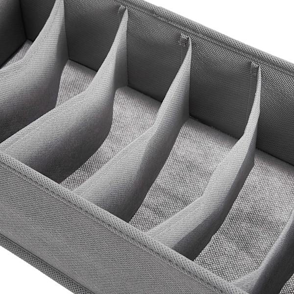 Amazon Basic Vaatekaapin Laatikon Järjestäjä, 2 kpl, Harmaa